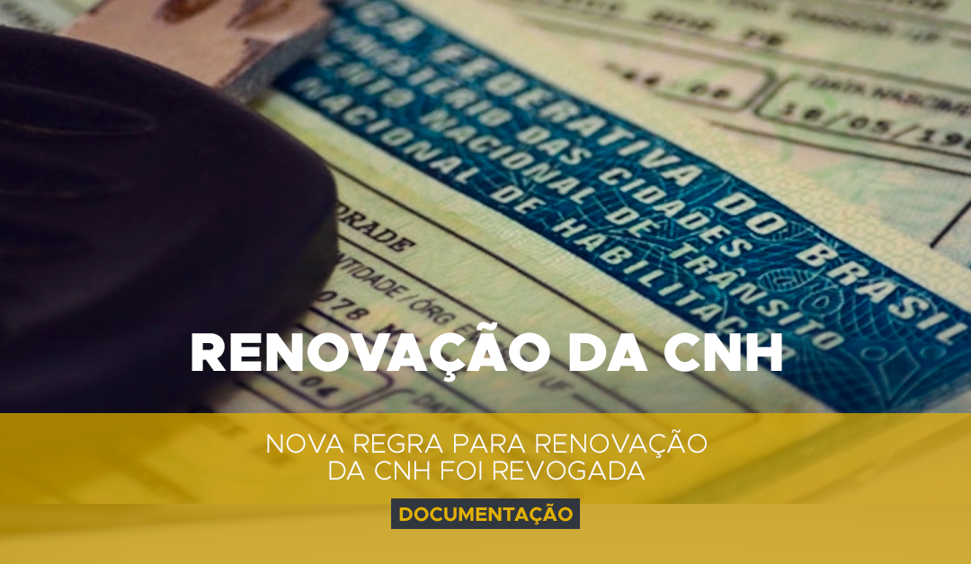 Processo de renovação da CNH